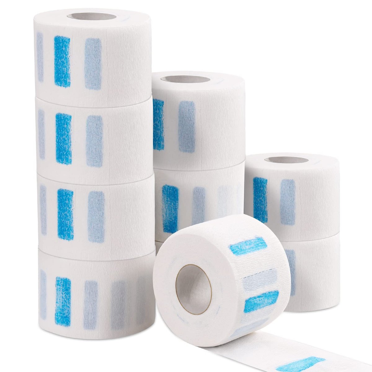 IOOROSE 10 Rolls Disposable Barber Paper Neck Strips - 1000 Count Professional Stretchy Paper Neck Bands for Hair Salons & Barber Shops Avelisse