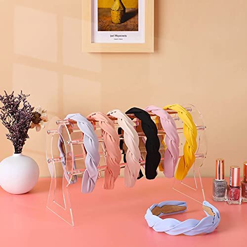 Clear Acrylic Headband Holder – 12 Slot Hairband Organizer & Display Stand for Women & Girls - görsel 8