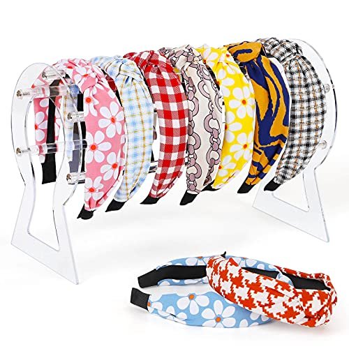 Clear Acrylic Headband Holder – 12 Slot Hairband Organizer & Display Stand for Women & Girls - görsel 2