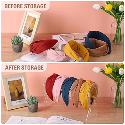 Clear Acrylic Headband Holder – 12 Slot Hairband Organizer & Display Stand for Women & Girls - görsel 4