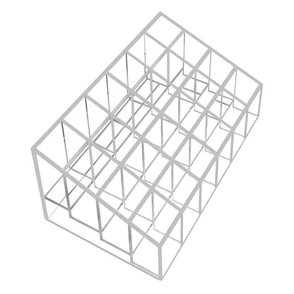 XINGLIAN 24 Slot Clear Acrylic Lipstick Holder - Rotating Lipstick Organizer for Cosmetics Avelisse