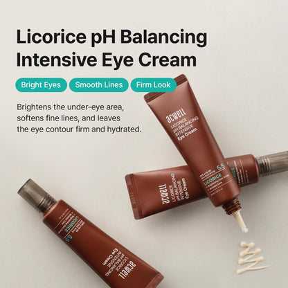 ACWELL Licorice pH Balancing Intensive Anti-Wrinkle Eye Cream - Dark Circles, Puffiness, Peptides, Licorice Water, Anti-Aging, 1.01 fl oz Avelisse