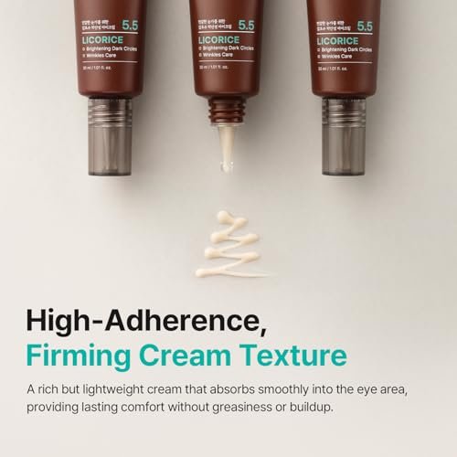 ACWELL Licorice pH Balancing Intensive Anti-Wrinkle Eye Cream - Dark Circles, Puffiness, Peptides, Licorice Water, Anti-Aging, 1.01 fl oz Avelisse