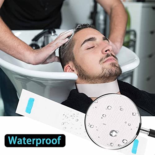 IOOROSE 5 Rolls Disposable Neck Strips for Barber Shop - Professional Stretchy Paper Hairdressing & Haircut Accessory Tool - görsel 4