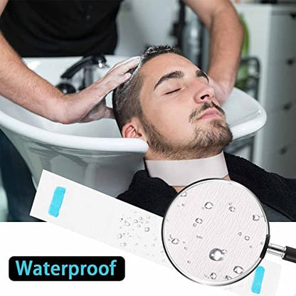 IOOROSE 5 Rolls Disposable Neck Strips for Barber Shop - Professional Stretchy Paper Hairdressing & Haircut Accessory Tool