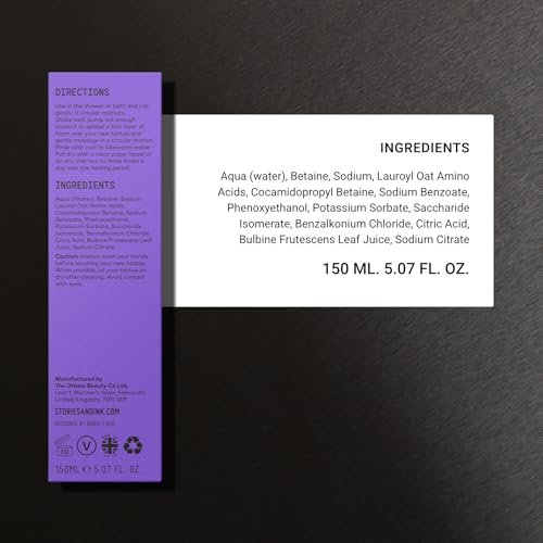Stories & Ink Tattoo Care Aftercare Foam Cleanser – Gentle Sulfate-Free Tattoo Soap for Fresh Tattoos, Fragrance-Free Daily Wash, 5.1 Fl Oz Avelisse