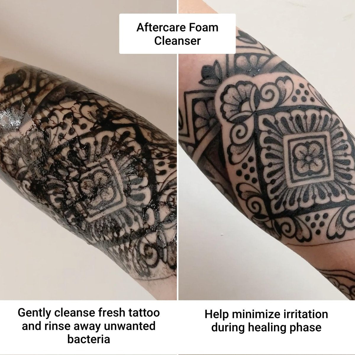 Stories & Ink Tattoo Care Aftercare Foam Cleanser – Gentle Sulfate-Free Tattoo Soap for Fresh Tattoos, Fragrance-Free Daily Wash, 5.1 Fl Oz Avelisse