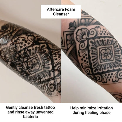 Stories & Ink Tattoo Care Aftercare Foam Cleanser – Gentle Sulfate-Free Tattoo Soap for Fresh Tattoos, Fragrance-Free Daily Wash, 5.1 Fl Oz Avelisse