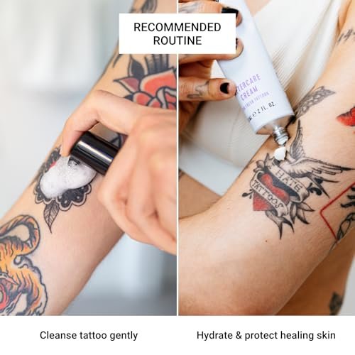 Stories & Ink Tattoo Care Aftercare Foam Cleanser – Gentle Sulfate-Free Tattoo Soap for Fresh Tattoos, Fragrance-Free Daily Wash, 5.1 Fl Oz Avelisse