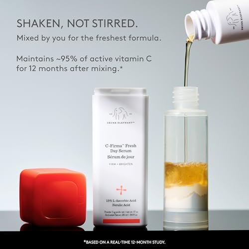 Drunk Elephant C-Firma Fresh Day Serum – 15% Illuminating Vitamin C – Clean Clinical Skincare – 0.94 fl oz Avelisse