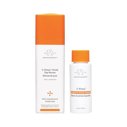 Drunk Elephant C-Firma Fresh Day Serum – 15% Illuminating Vitamin C – Clean Clinical Skincare – 0.94 fl oz Avelisse