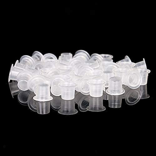 300pcs Tattoo Ink Caps with 2 Cups Holders - Moricher 100 Small 100 Medium 100 Large Tattoo Ink Cups +2 Cups Holders for Tattoo Ink Permanent Makeup Container Cap Tattoo Accessory - görsel 11