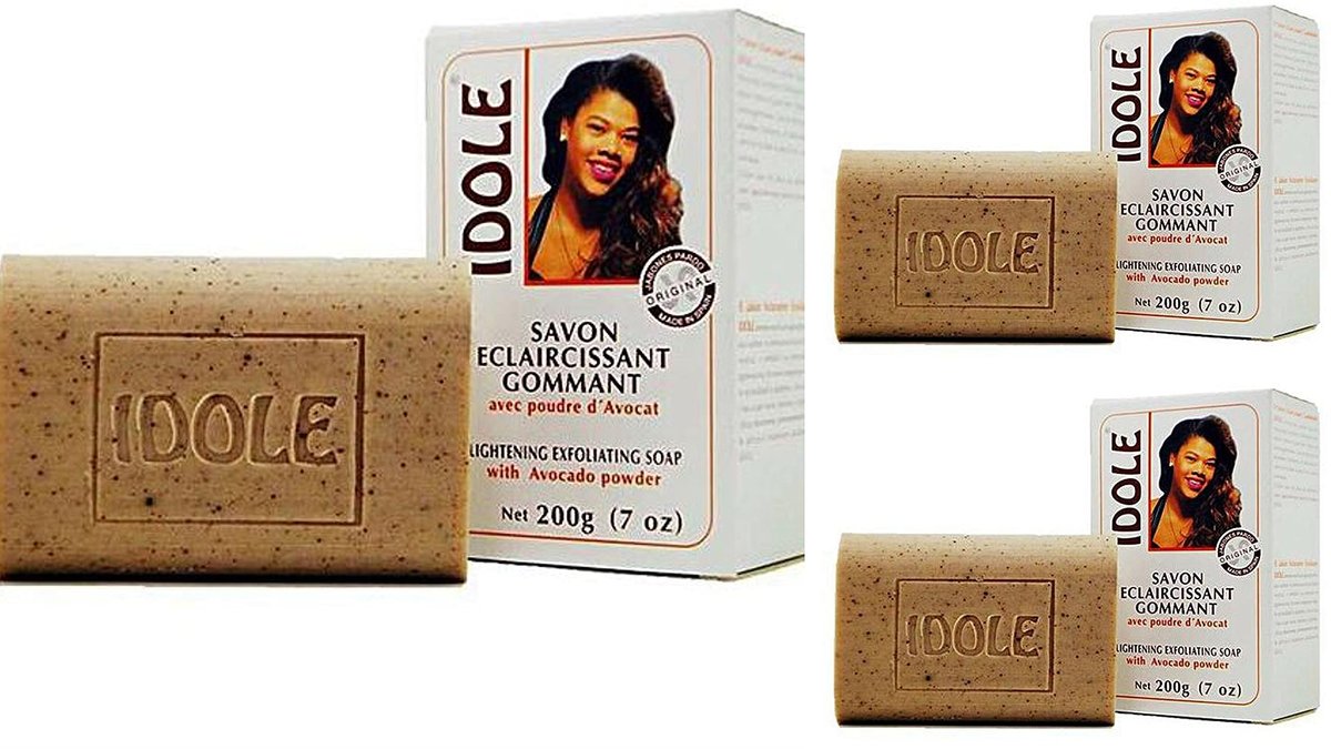 Idole Brightening Exfoliating Soap with Avocado Seed Powder – 3-Pack (Net 125g Each) Avelisse
