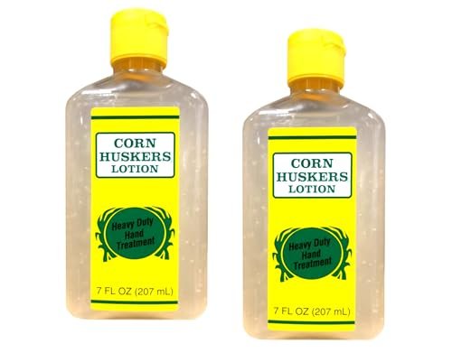 Corn Huskers Hand Lotion for Dry, Cracked Hands - Fast Absorbing, Non-Greasy Protective Barrier Cream, Moisturizer for Rough Skin & Calluses, Intense Relief for Men and Women, 7 Fl Oz (Pack of 2) Avelisse