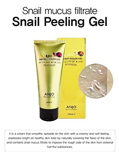 Feel Foxy Anjo Skin Soft Snail Peeling Gel - 180 ML (Pack of 2) Avelisse