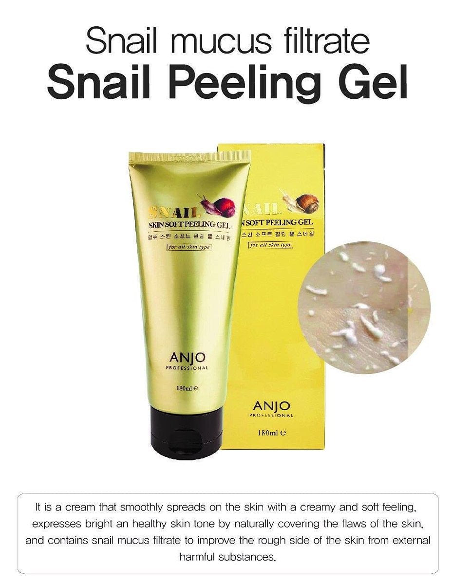 Feel Foxy Anjo Skin Soft Snail Peeling Gel - 180 ML (Pack of 2) Avelisse