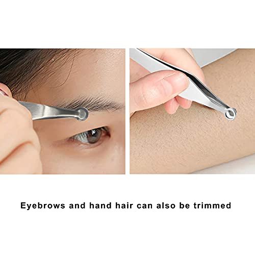 jaxiria Stainless Steel Nasal Hair Trimmer – Precision Nose & Ear Hair Clippers for Men & Women (1 Pack) Avelisse