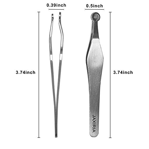jaxiria Stainless Steel Nasal Hair Trimmer – Precision Nose & Ear Hair Clippers for Men & Women (1 Pack) Avelisse