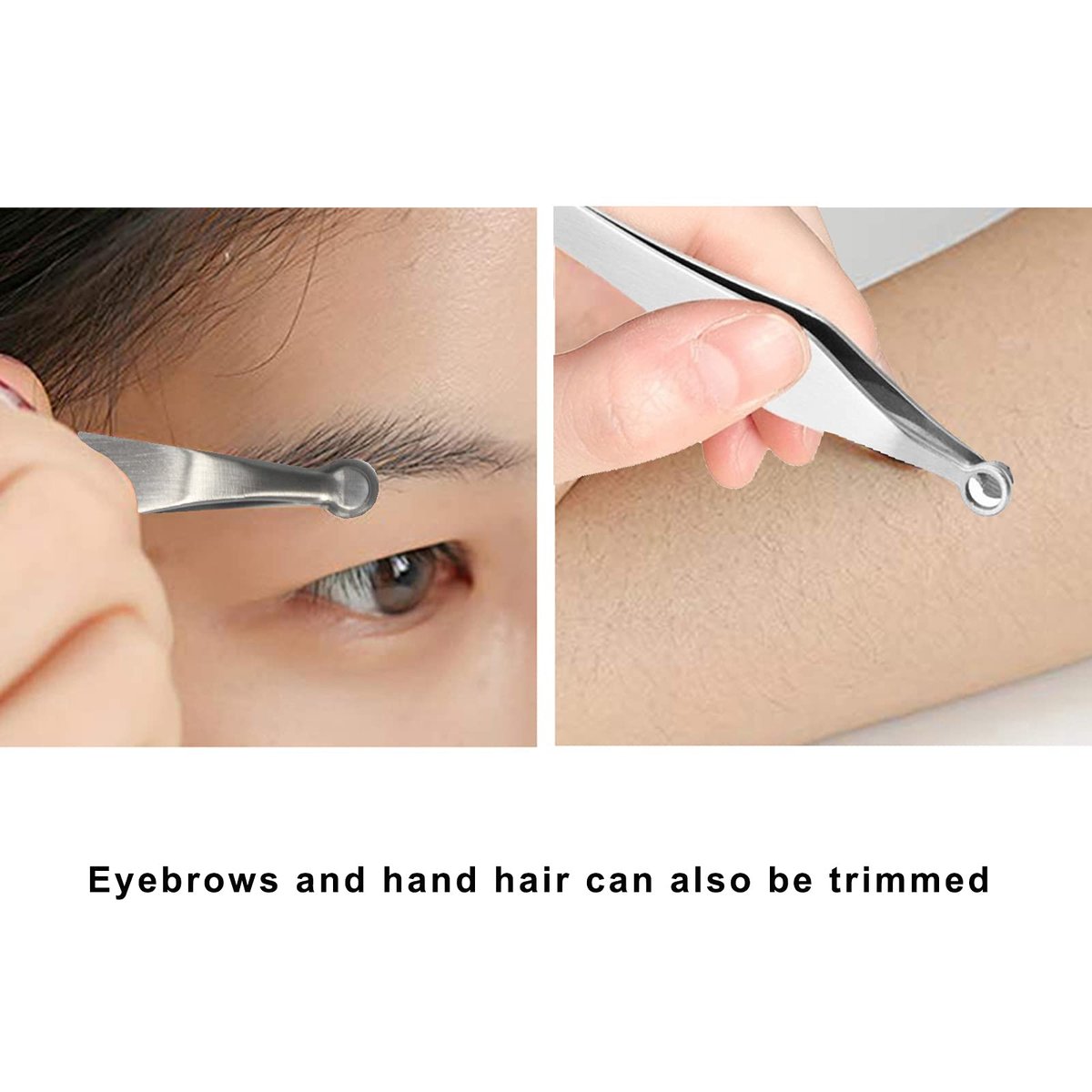jaxiria Stainless Steel Nasal Hair Trimmer – Precision Nose & Ear Hair Clippers for Men & Women (1 Pack) Avelisse