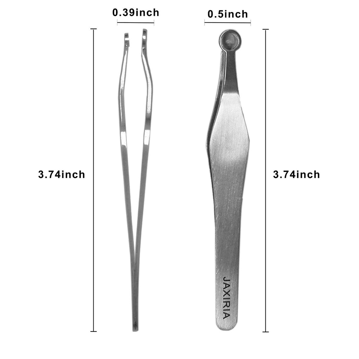 jaxiria Stainless Steel Nasal Hair Trimmer – Precision Nose & Ear Hair Clippers for Men & Women (1 Pack) Avelisse
