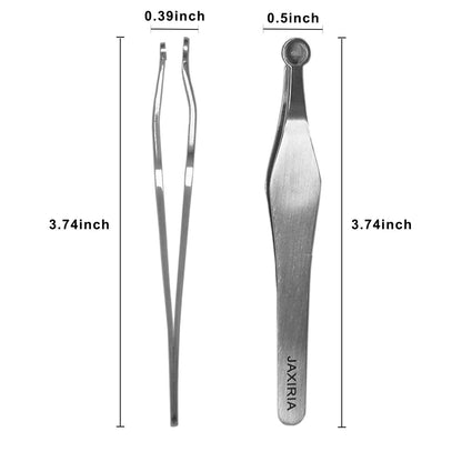 jaxiria Stainless Steel Nasal Hair Trimmer – Precision Nose & Ear Hair Clippers for Men & Women (1 Pack) Avelisse