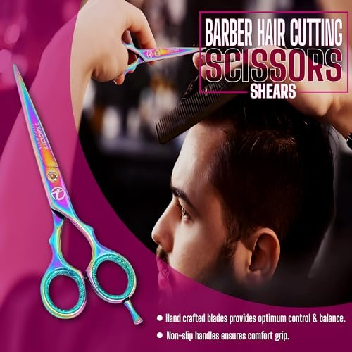 Tycon Hair Cutting Scissors Professional 6.5" – Japanese Stainless Steel, Razor Edge Blade, Ergonomic Design for Salon & Personal Use - görsel 9