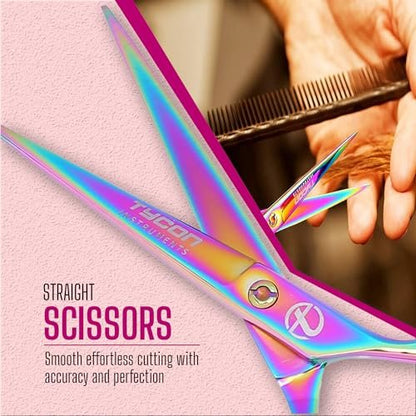 Tycon Hair Cutting Scissors Professional 6.5" – Japanese Stainless Steel, Razor Edge Blade, Ergonomic Design for Salon & Personal Use
