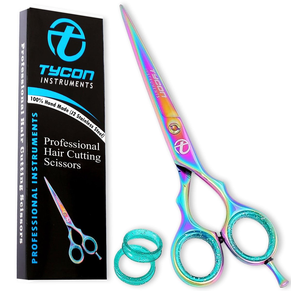Tycon Hair Cutting Scissors Professional 6.5" – Japanese Stainless Steel, Razor Edge Blade, Ergonomic Design for Salon & Personal Use - görsel 2