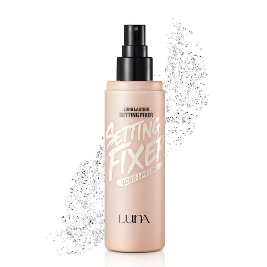 LUNA Long Lasting Setting Fixer Spray 3.3 fl oz – Weightless Micro-Fine Mist, Natural Finish, Non-Drying, Korean Makeup, All Skin Types Avelisse