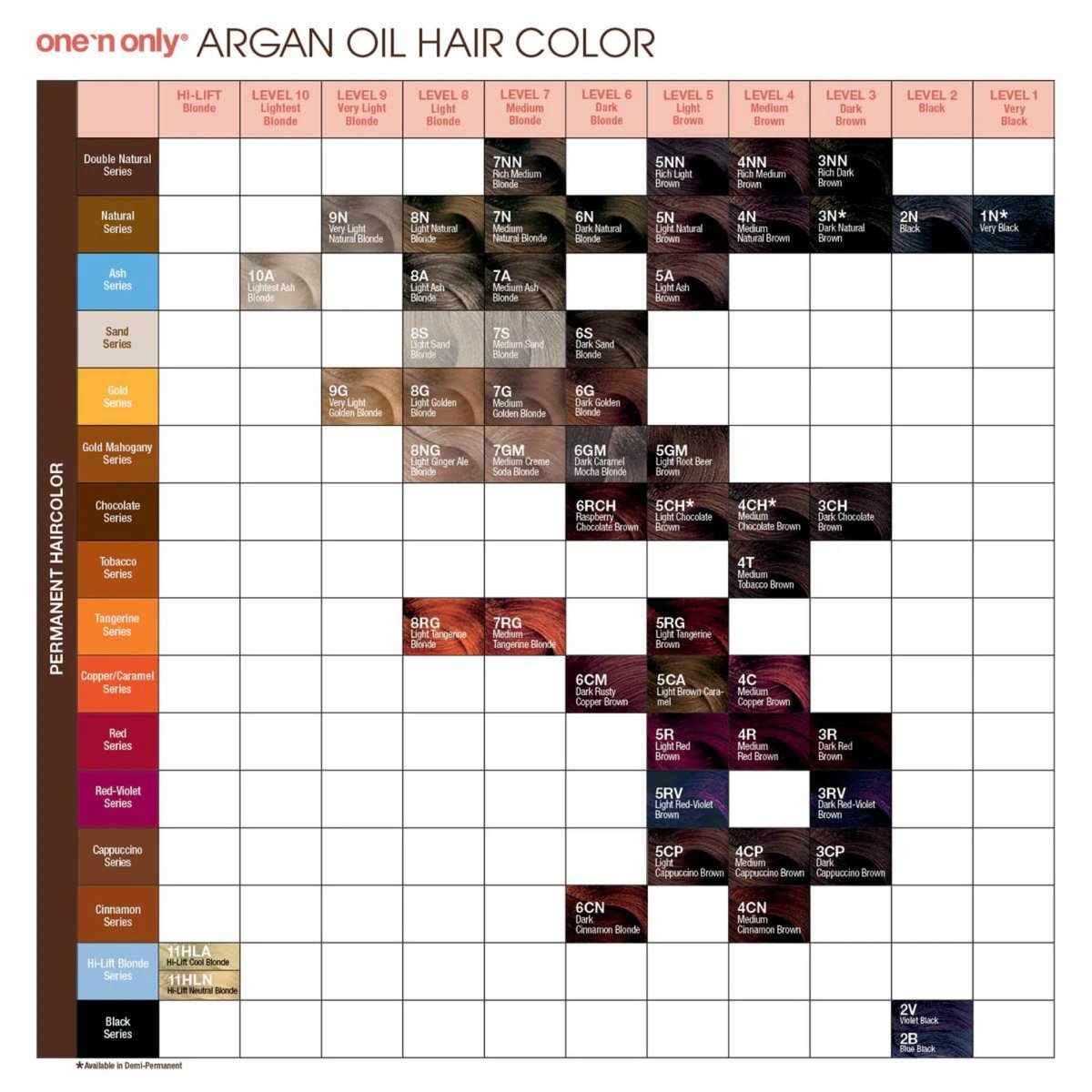 One N' Only Permanent Hair Color - 4CH Medium Chocolate Brown - Argan Oil Infused Hair Dye for Rich, Gray Coverage (3 oz) - görsel 12