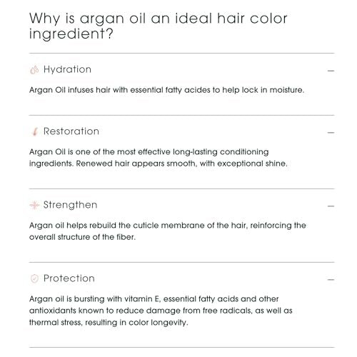 One N' Only Permanent Hair Color - 4CH Medium Chocolate Brown - Argan Oil Infused Hair Dye for Rich, Gray Coverage (3 oz) - görsel 7