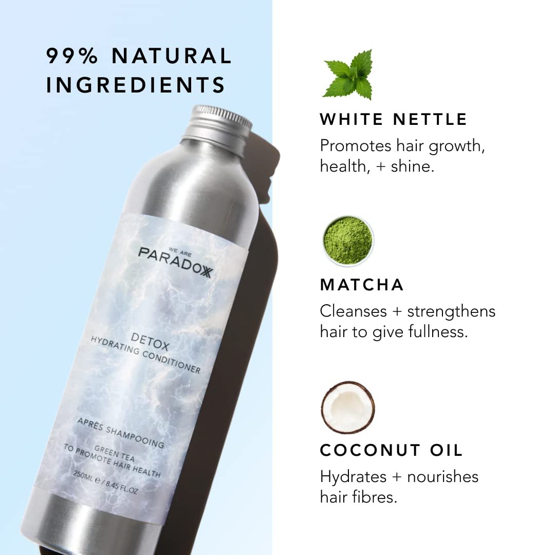 We Are Paradoxx Detox Hydrating Conditioner with Argan Oil and Coconut Oil – Sulfate Free, Deep Moisturizing Conditioner for All Hair Types, 250 ml - görsel 5