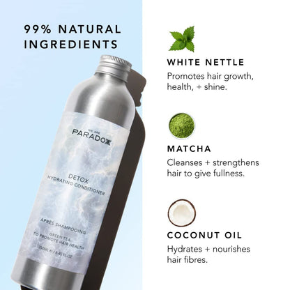We Are Paradoxx Detox Hydrating Conditioner with Argan Oil and Coconut Oil – Sulfate Free, Deep Moisturizing Conditioner for All Hair Types, 250 ml
