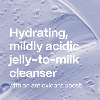 Mad Hippie Gel Cleanser - Jelly to Milky Hydrating Face Wash with Rose, Chamomile, and Hyaluronic Acid, 4 FL OZ Avelisse