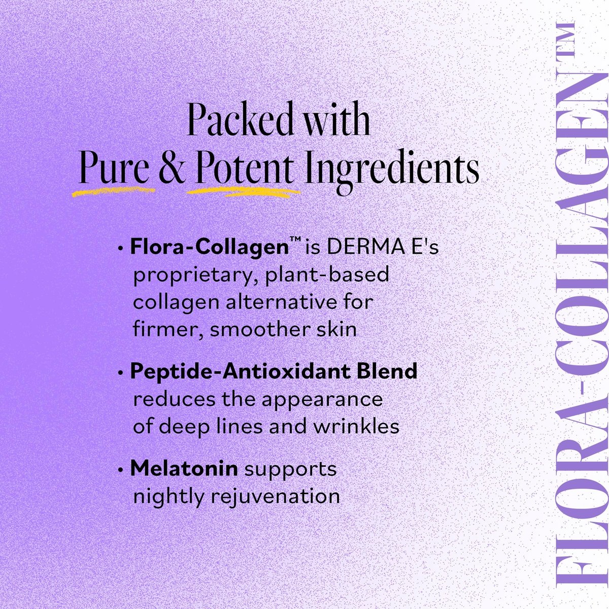 Derma E Advanced Peptides & Flora-Collagen Night Moisturizer - 2 oz Avelisse