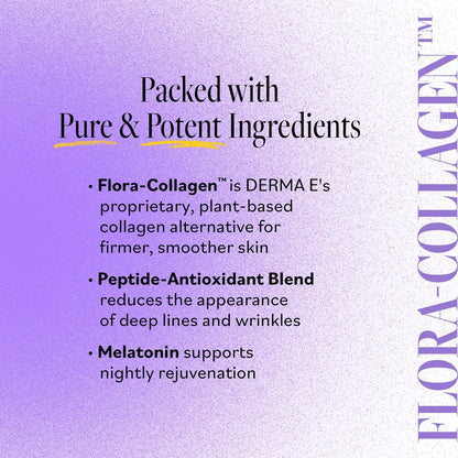 Derma E Advanced Peptides & Flora-Collagen Night Moisturizer - 2 oz Avelisse