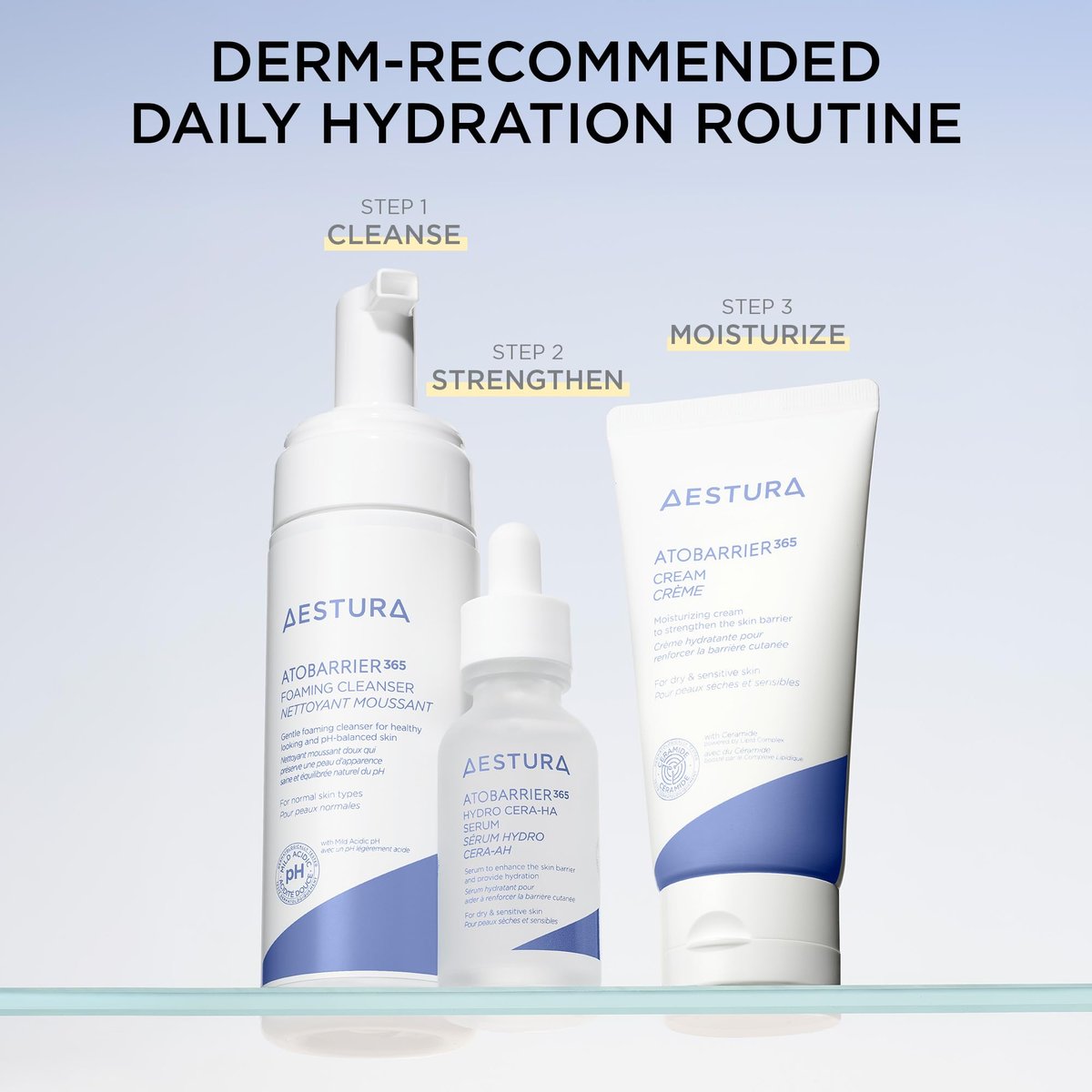 AESTURA ATOBARRIER365 Gentle pH-Balanced Foaming Cleanser with Ceramides - Korean Face Wash for Moisture Barrier Repair, Hydrating Formula for Dry Skin, 150ML / 5.07 oz - görsel 11