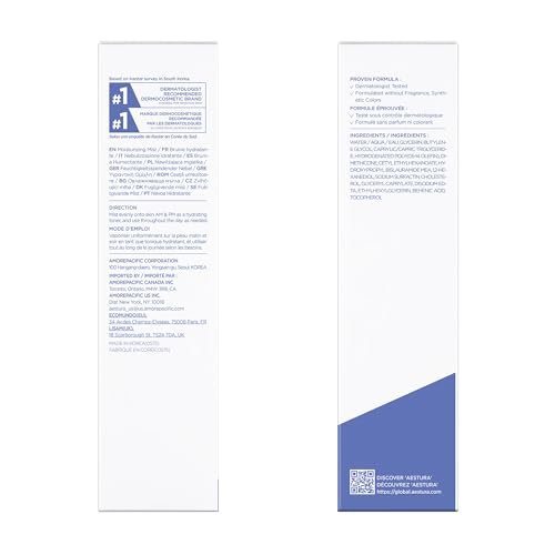 AESTURA ATOBARRIER365 Cream Mist with 10,000ppm Ceramides - Ultra-Fine Moisturizing Mist for Dry Skin, 4.06 fl.oz. Avelisse