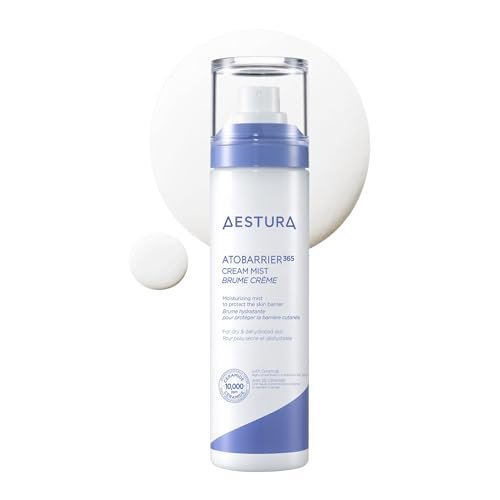 AESTURA ATOBARRIER365 Cream Mist with 10,000ppm Ceramides - Ultra-Fine Moisturizing Mist for Dry Skin, 4.06 fl.oz. Avelisse