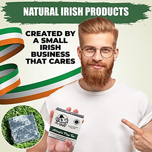 The Black Stuff Pine Tar Soap – Premium Mens Bar Soap with Organic Ingredients & Essential Oils, Handmade Cold Process Body Soap for Men, Moisturizing & Cleansing Natural Bath Soap - görsel 16