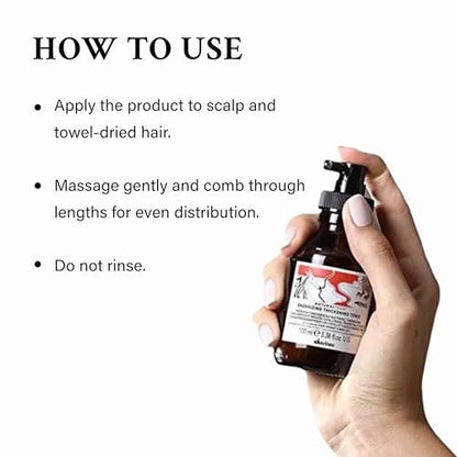 Davines Naturaltech Energizing Thickening Tonic - Stimulating & Fortifying Treatment for Thinning Hair & Hair Loss with Caffeine Phytoceuticals, Instantly Thickens Hair Fiber, Travel Size 3.38 Fl Oz Avelisse