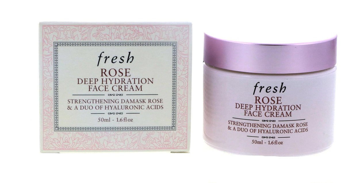 Fresh Rose Deep Hydration Strengthening Face Cream – 1.6 oz | Intense Moisturizer for Radiant Skin Avelisse