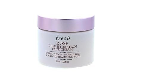 Fresh Rose Deep Hydration Strengthening Face Cream – 1.6 oz | Intense Moisturizer for Radiant Skin Avelisse