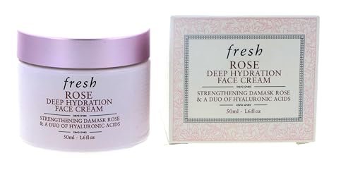 Fresh Rose Deep Hydration Strengthening Face Cream – 1.6 oz | Intense Moisturizer for Radiant Skin Avelisse
