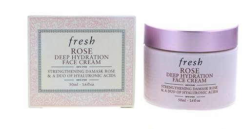 Fresh Rose Deep Hydration Strengthening Face Cream – 1.6 oz | Intense Moisturizer for Radiant Skin Avelisse