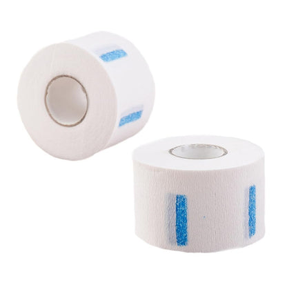 Disposable Barber Neck Strips - 2 Rolls Stretchy Neck Band Paper for Hair Salons & Home Use