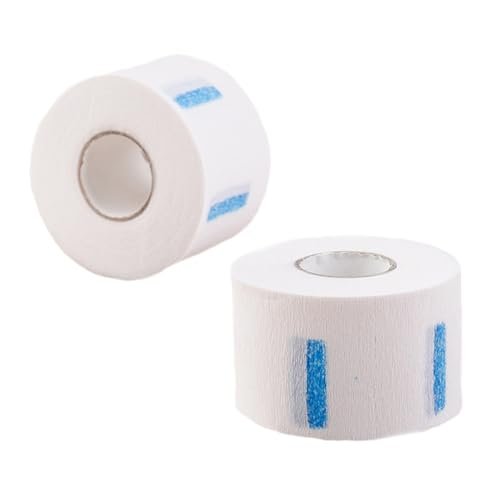 Disposable Barber Neck Strips - 2 Rolls Stretchy Neck Band Paper for Hair Salons & Home Use - görsel 2