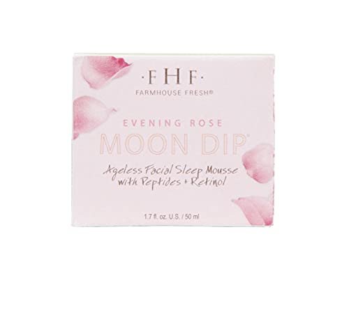 FarmHouse Fresh Evening Rose Moon Dip – Retinol Night Cream with Peptides & Vitamin C – 1.7 Fl Oz Avelisse