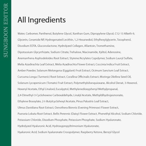 SUNGBOON EDITOR Green Tomato Pore Lifting Ampoule – Pore Minimizer Serum with Niacinamide & Green Tomato Extract for Hydrating & Firming Care, Sensitive Skin Friendly Korean Skincare (1.01 fl oz) - görsel 13