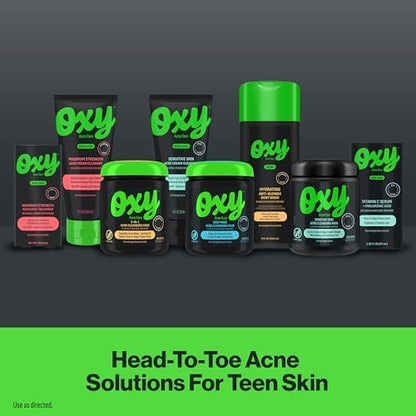 Oxy Rapid Acne Spot Treatment - Maximum Strength 10% Benzoyl Peroxide Acne Cream for Face & Body, 1 oz